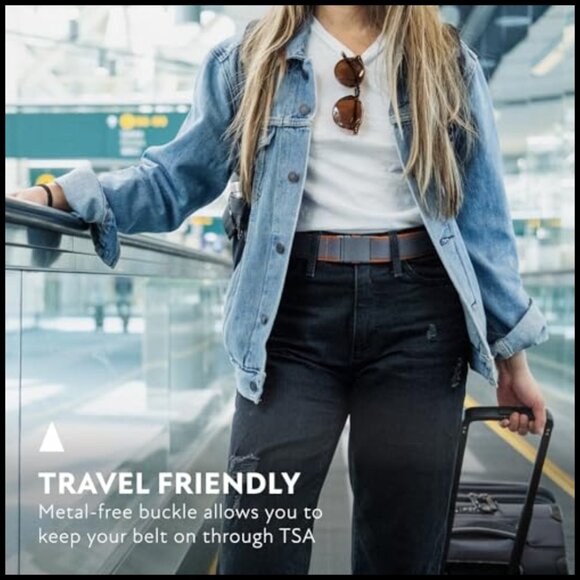 Metal Free Buckle Adventure Belt with Performance Stretch main image 5